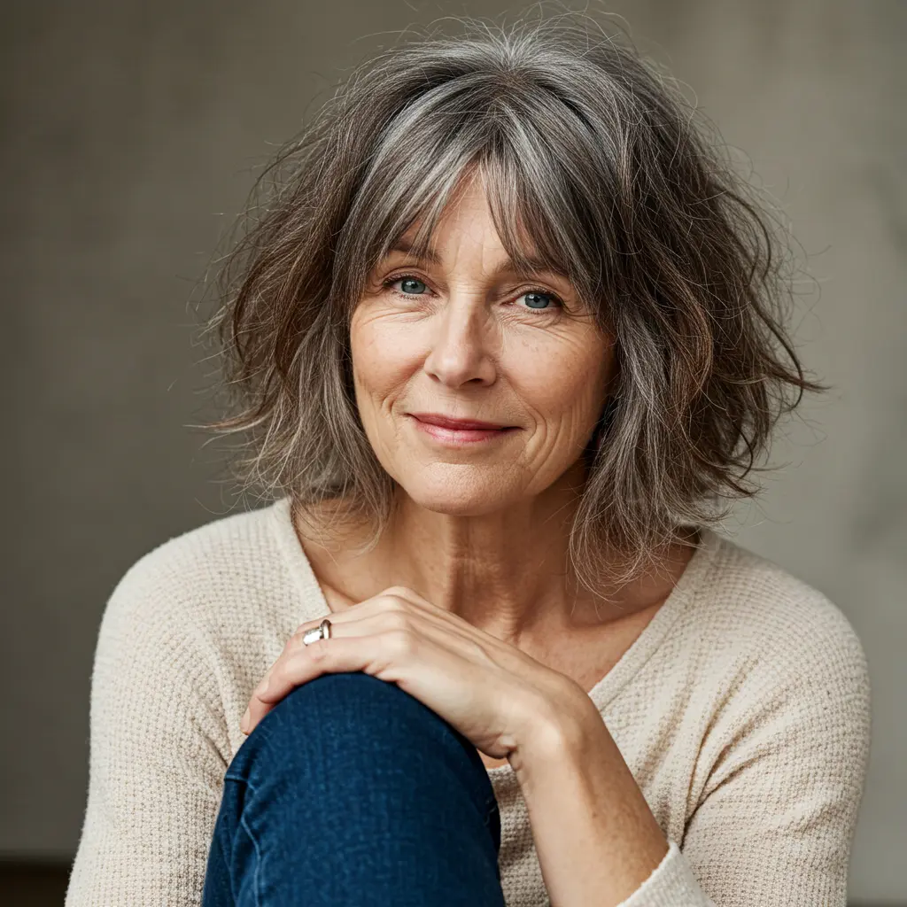 Low-Maintenance Shaggy Bob