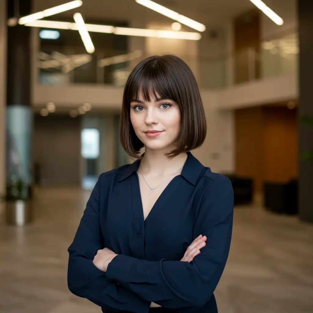 Classic Bob Cut With Bangs