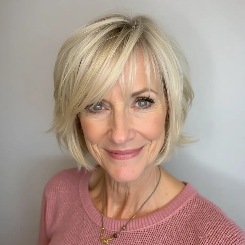 Flattering Jaw-Length Bob