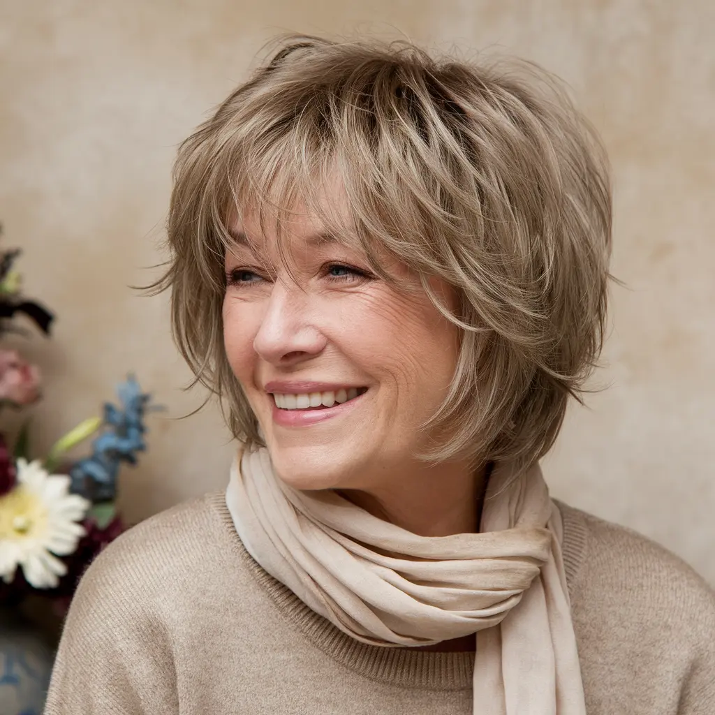 Uneven Bob Cut for Fine Hair