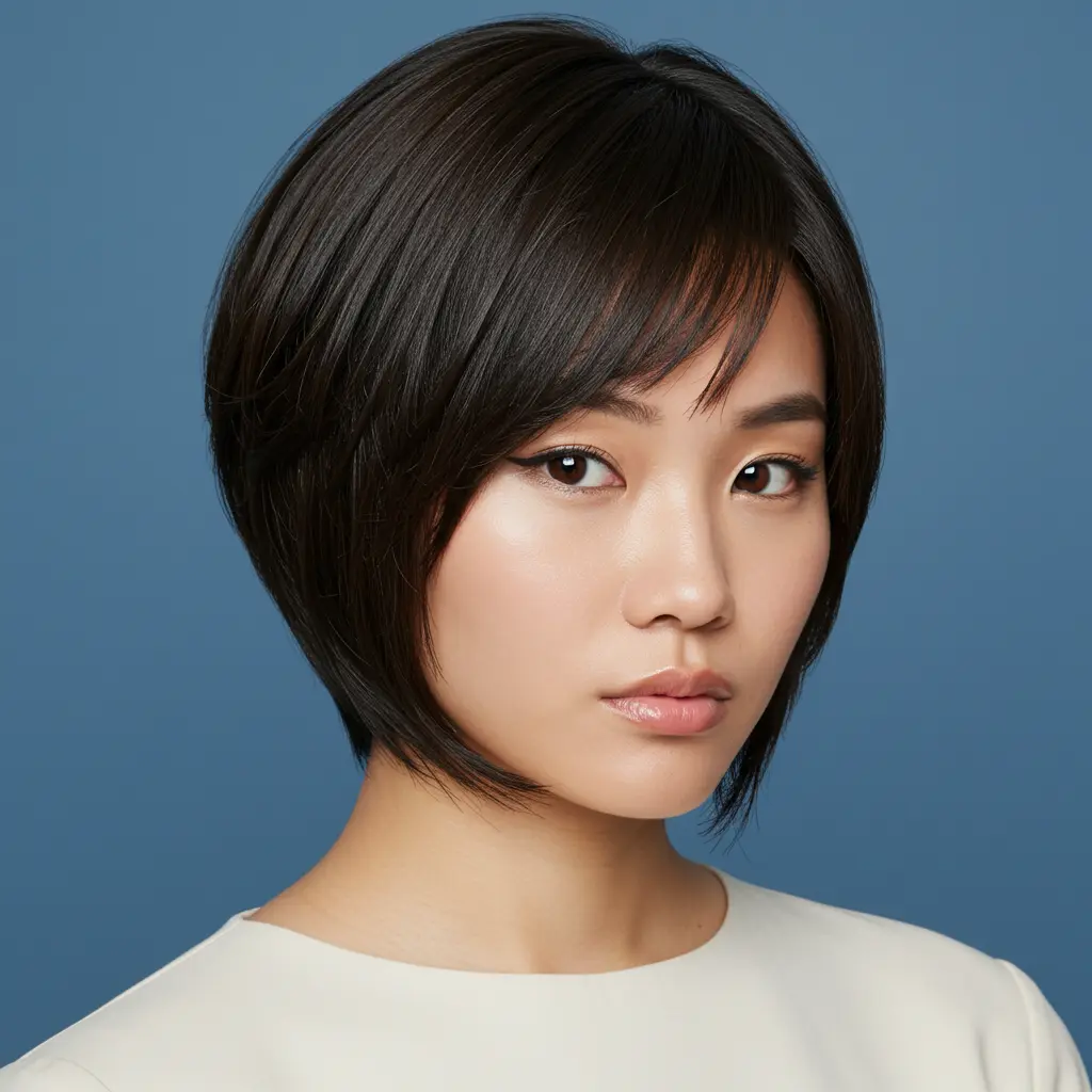 Inverted Bob With Layers And Precision Angle