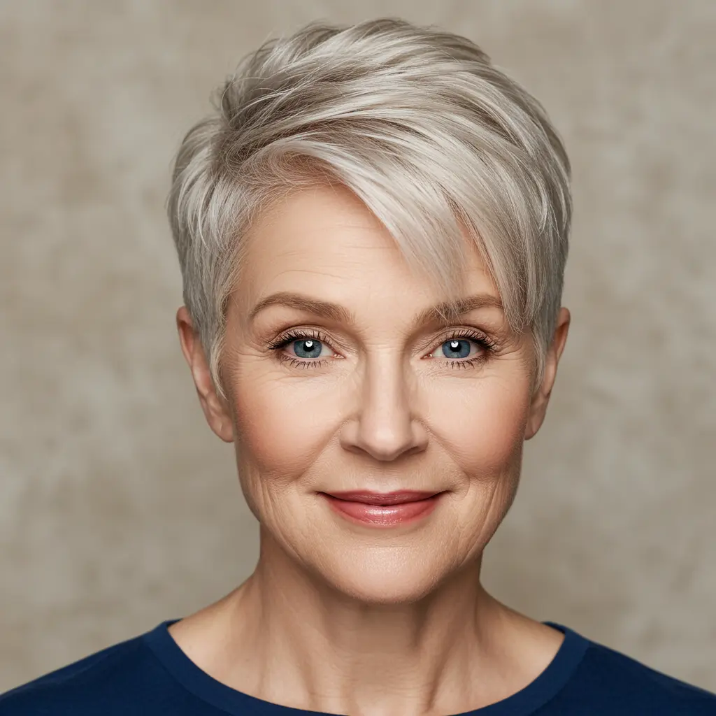 Blonde Pixie Undercut