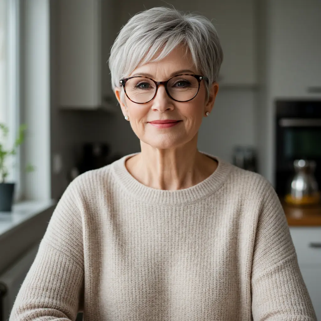 The Super Short Pixie for Women Over 60