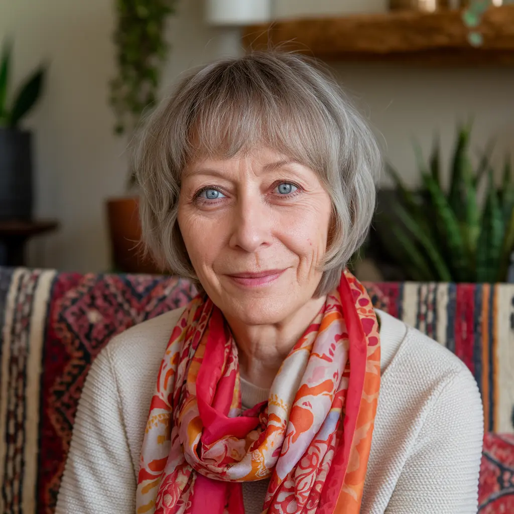 Rounded Pixie Bob with Wispy Fringe