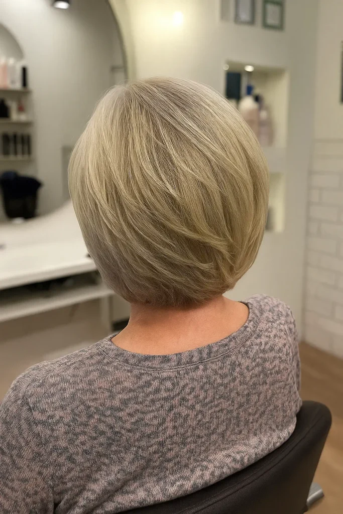 Eccentric Feathered Bob