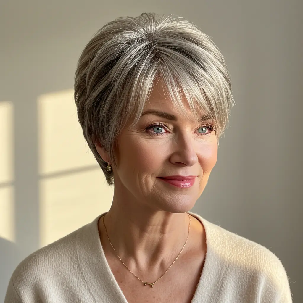 Short Layered Cut for Dry Hair Revival