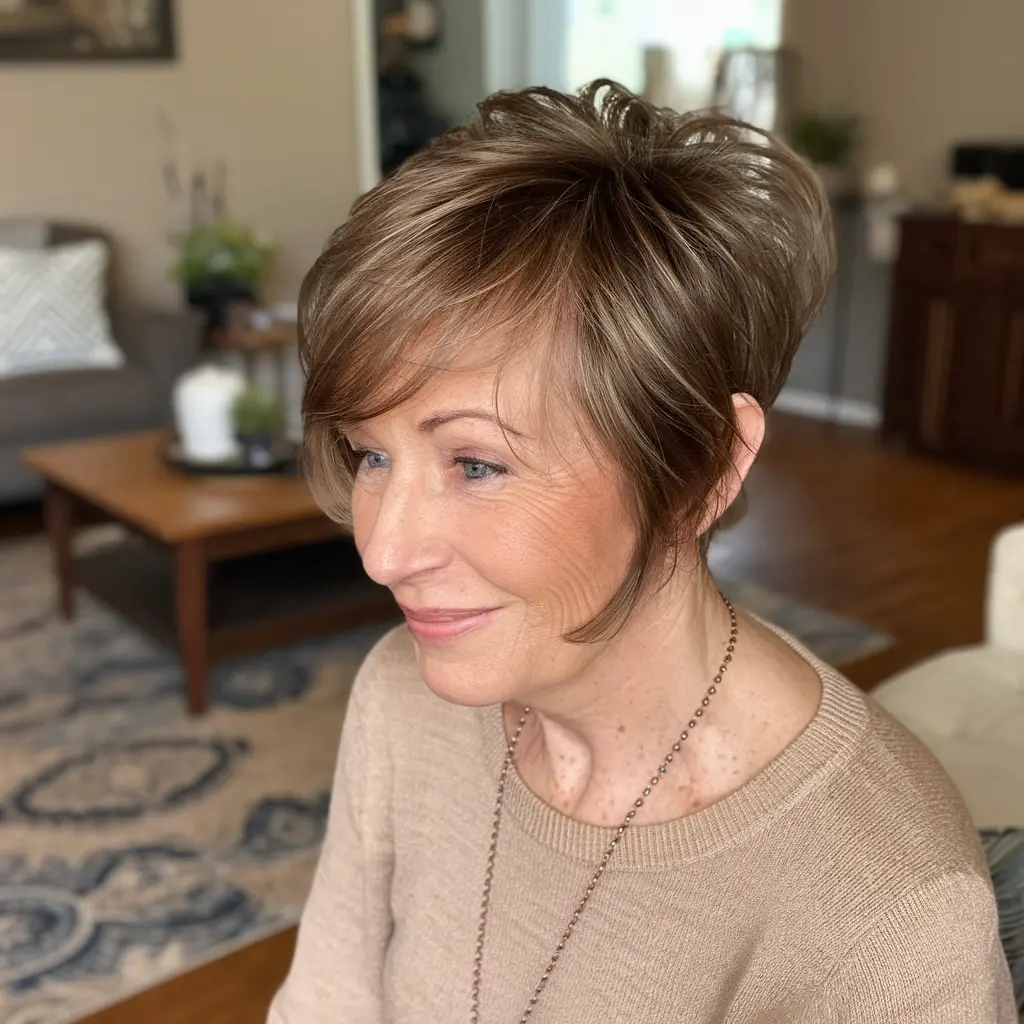 Feathered Pixie Bob with Side Lift