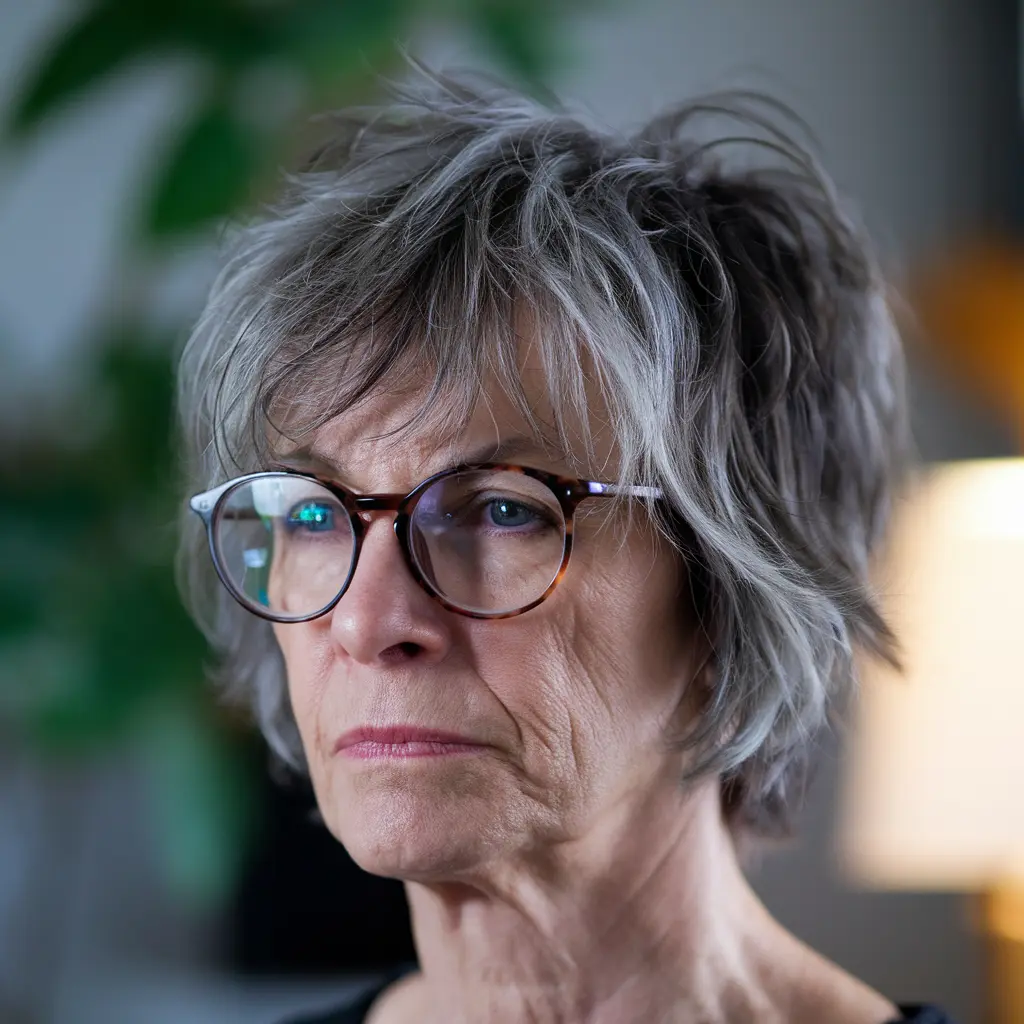 Short Shaggy Bob with Bangs