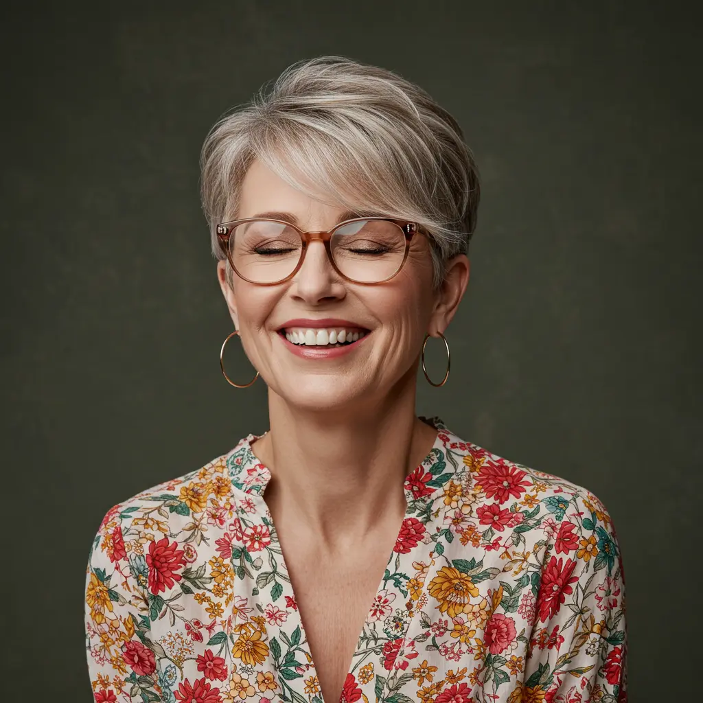 Short Pixie Bob with Highlights