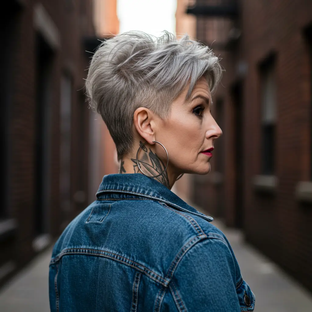 Edgy Pixie Undercut