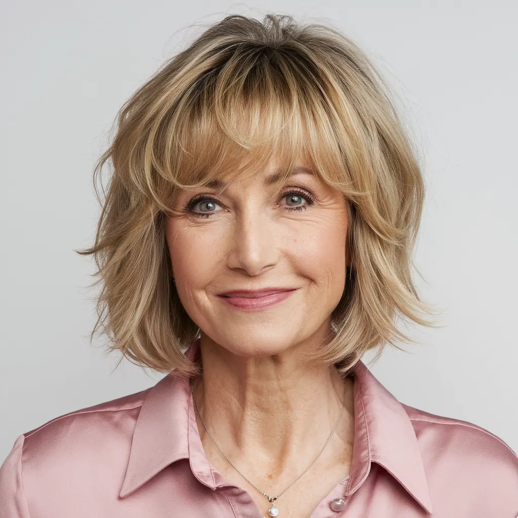 Short Bob with Bangs for Thin Hair