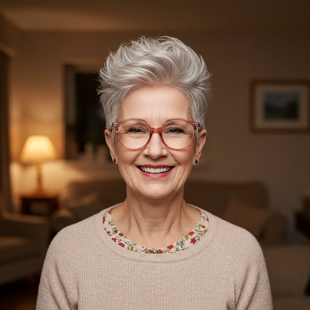 Cute Pixie Cut with a Quiff