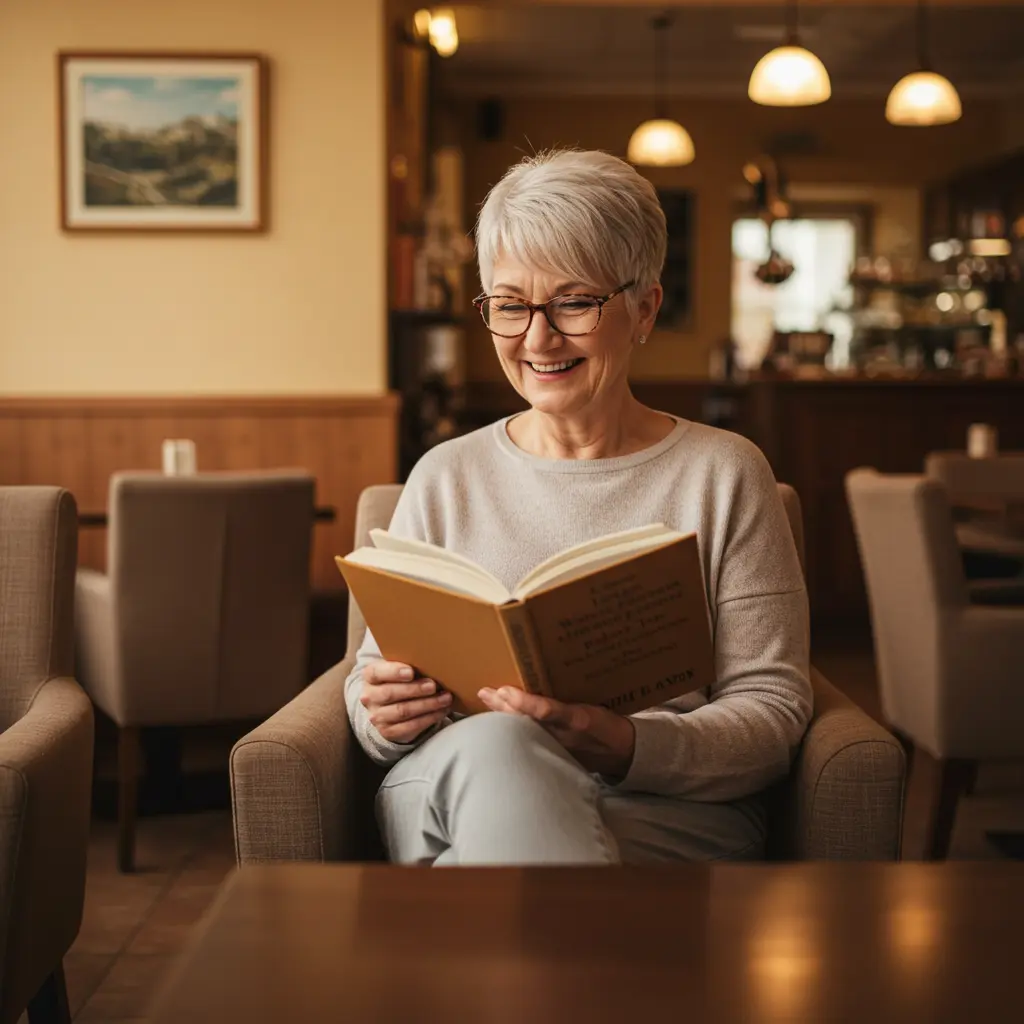 Carefree Pixie With Glasses