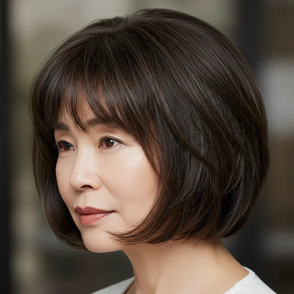 Stacked Angled Bob Hairstyles For Extra Fullness