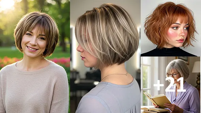 Top 21 Short Bobs with Bangs for Women Over 40 to Love