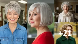 21 Easy Short Haircuts for Women Over 50 with Thick Hair