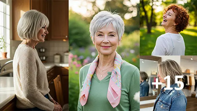 15 Best Short Haircuts for Older Women That Are Trending Now