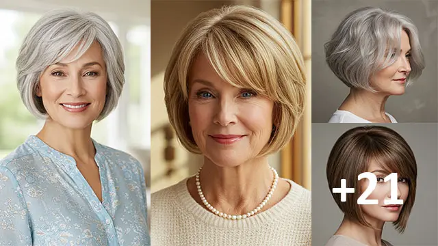 21 Best Angled Bob Haircuts for Older Women to Try Now