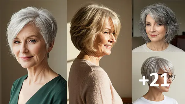 21 Chic Short Bob Haircuts for Ladies Over 60 You'll Love