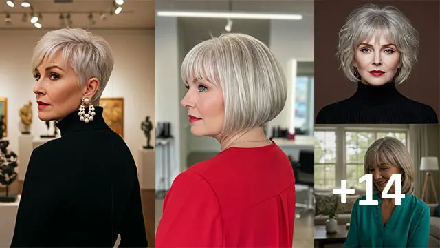 14 Modern Bob Haircuts for Women Over 60 You'll Love