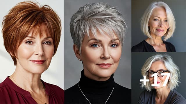17 Short Haircuts for Women Over 60 with Fine Hair You'll Love