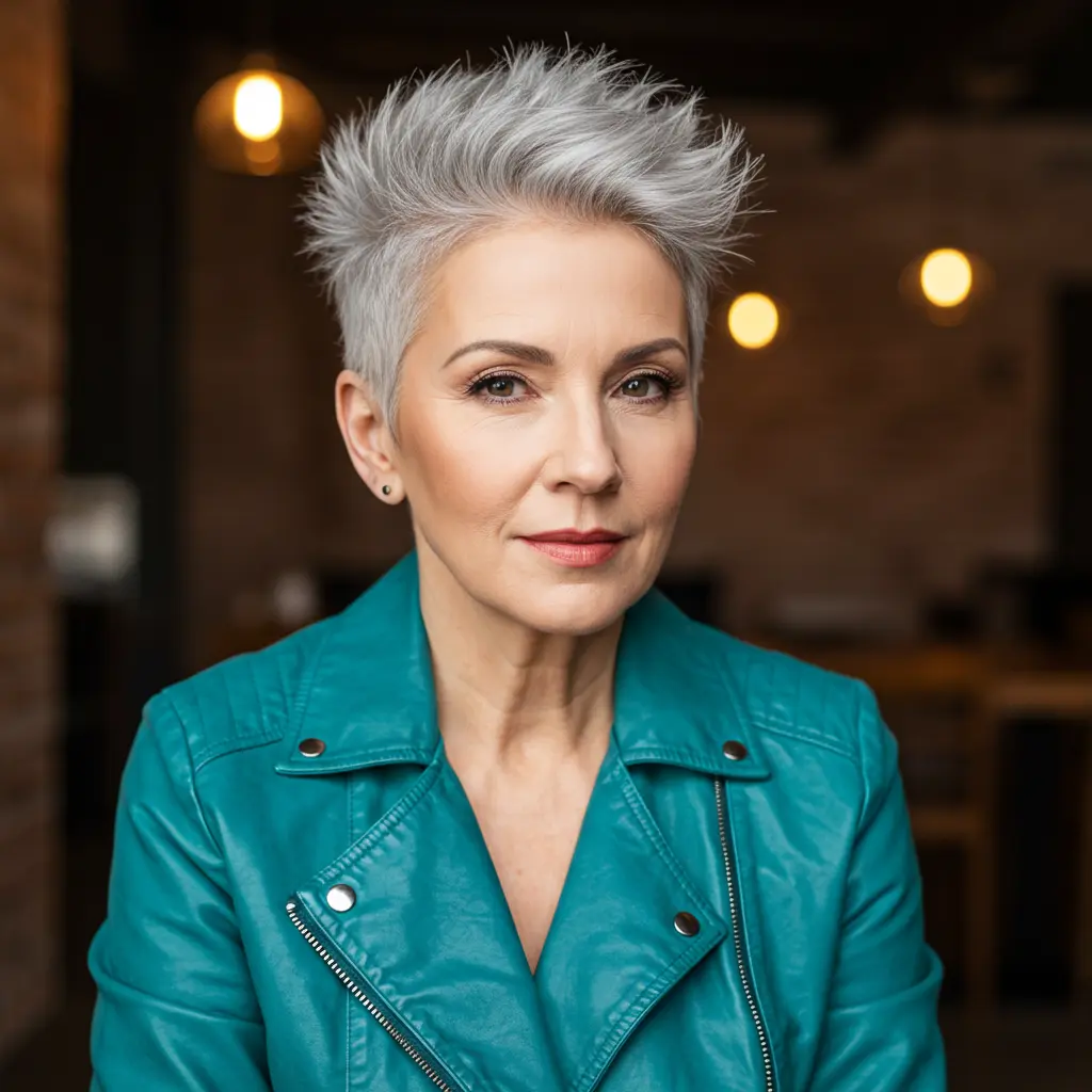 Funky Pixie Cut with Spiky Texture