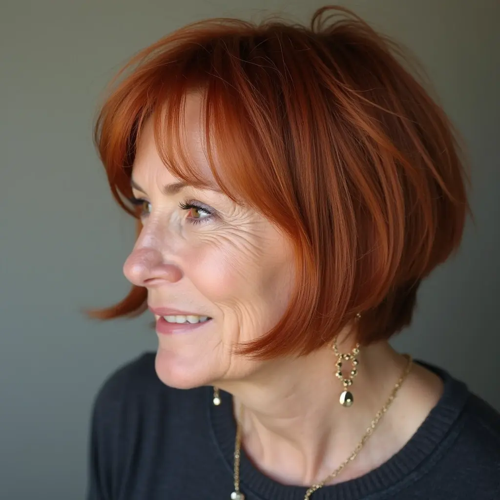 Visible Layers on a Short Copper Bob