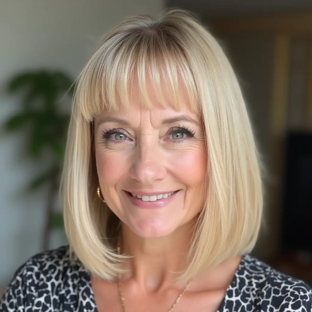 Short Bob for Older Ladies