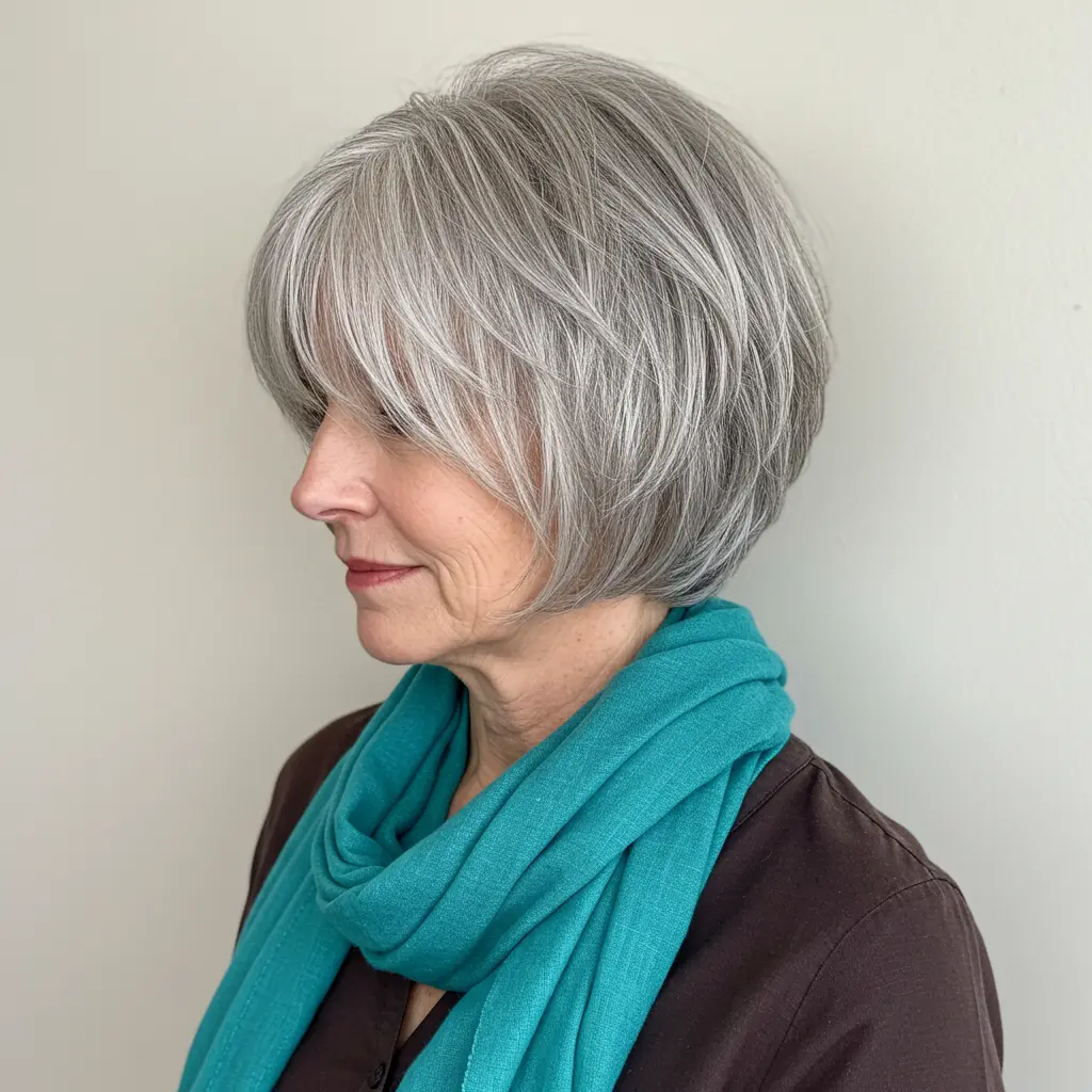 Round Bob with Shorter Layers