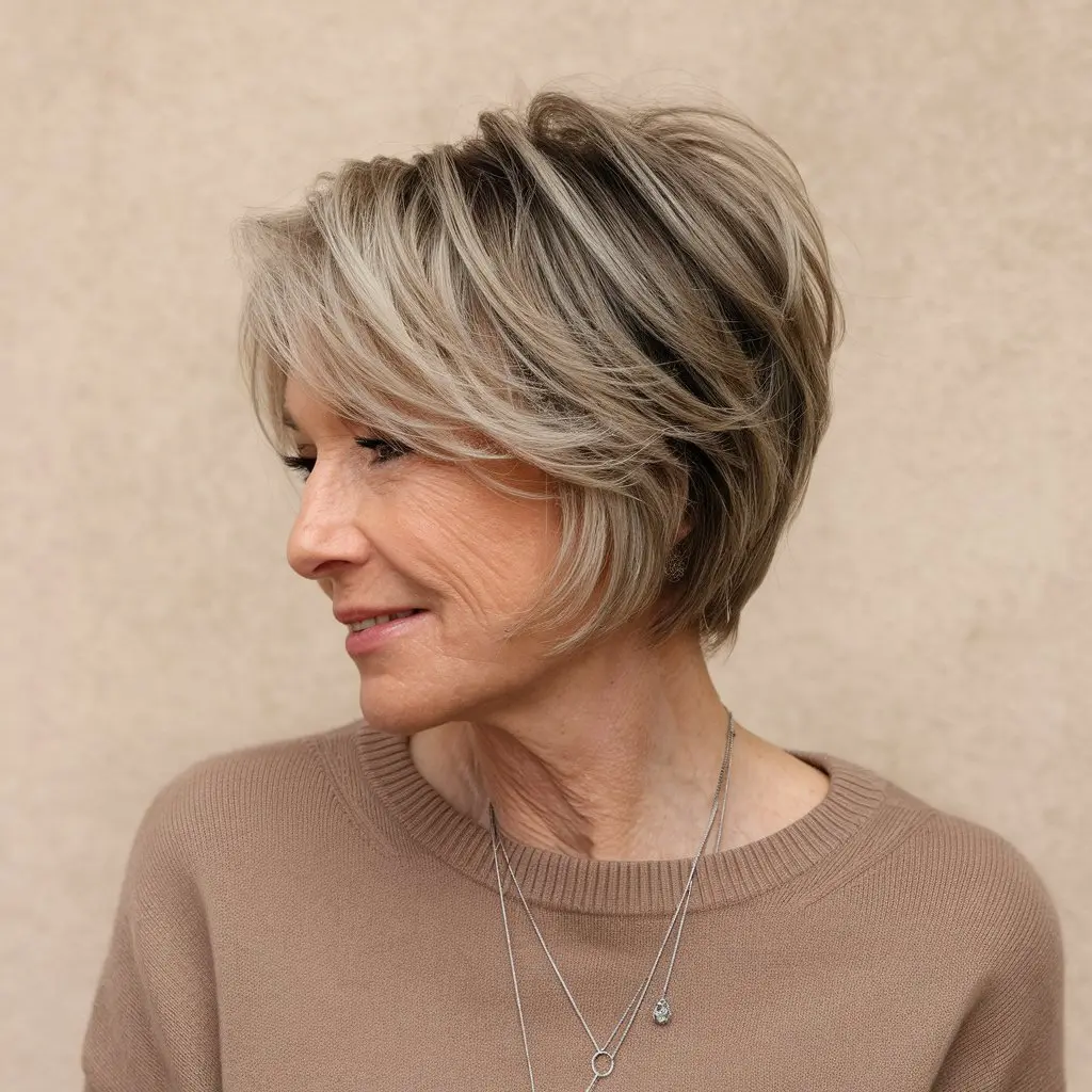 Stacked Pixie Bob for Older Ladies