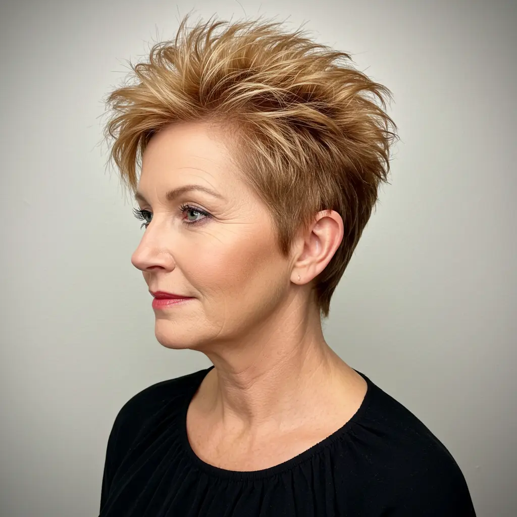 Short Spiky Hairstyles For Thin Hair Volume Boost