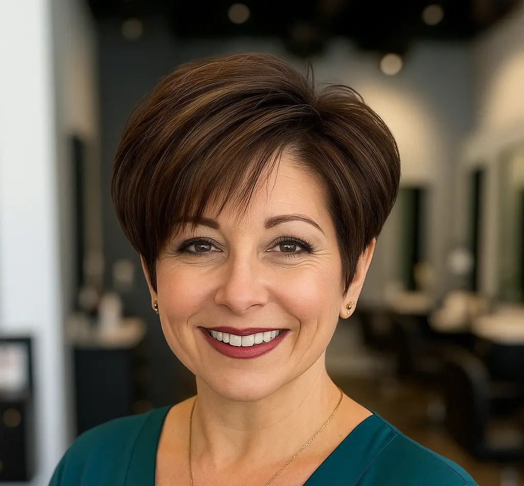 Short Asymmetrical Bob on Thin Hair