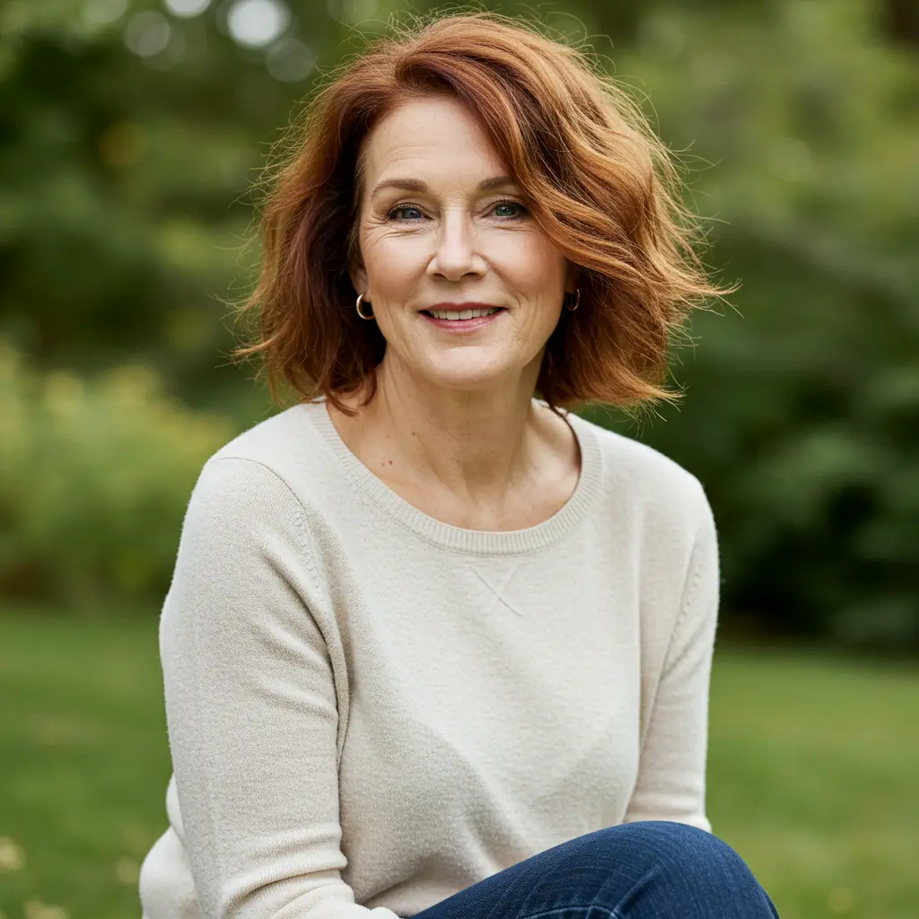 Low-Maintenance Wavy Bob