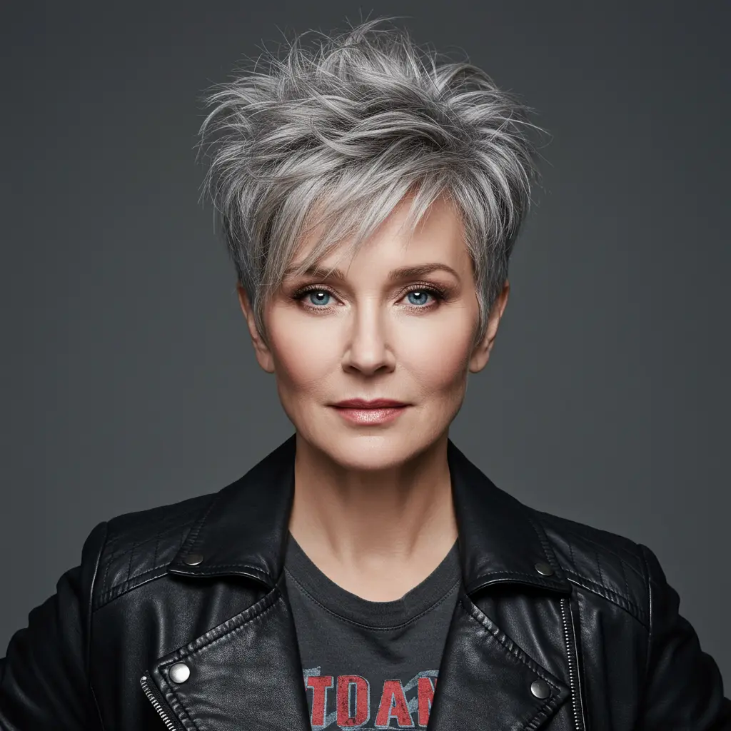 Short Choppy Hair With Edgy Messy Pixie Layers