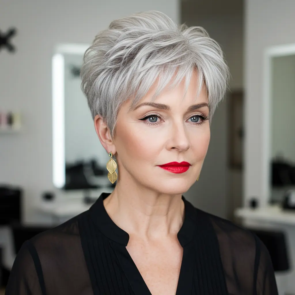 Gray Pixie for Older Ladies
