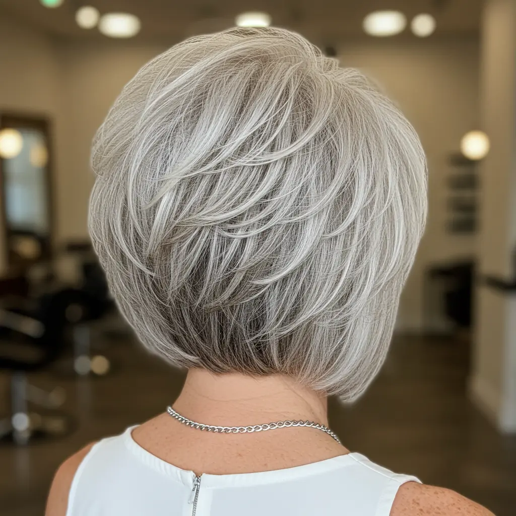 Stacked Bob Short Hairstyle