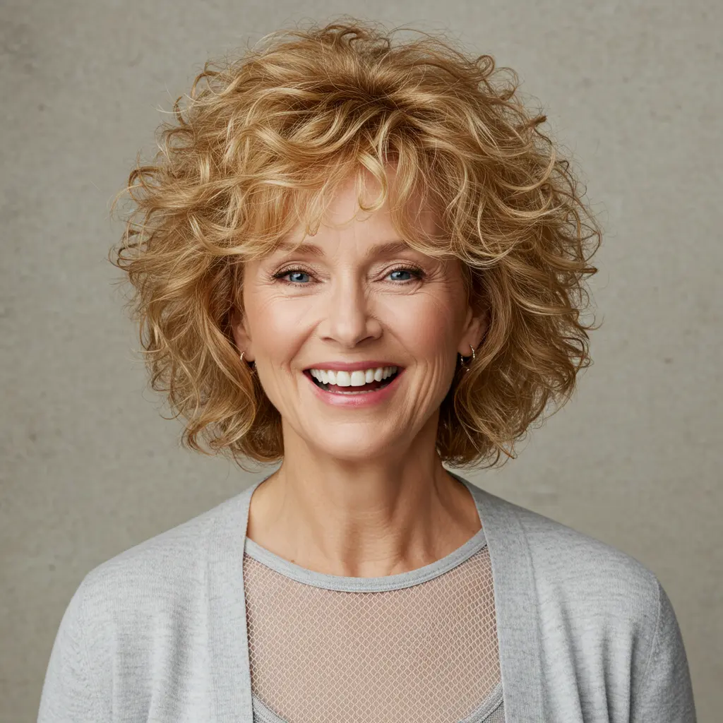 Short Curly Hairstyle