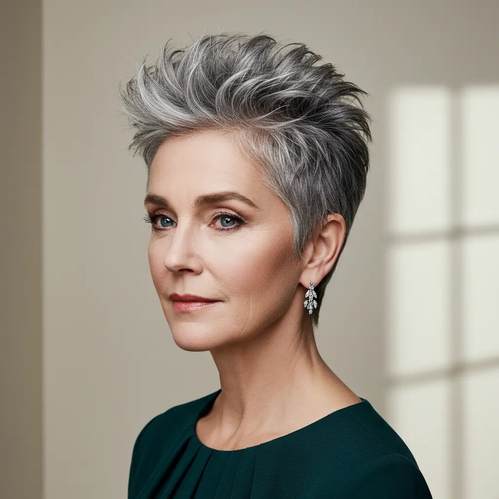 Spiky Pixie Haircut Spikes For Oval Face Shape