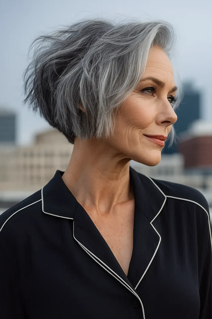 Choppy Inverted Bob Hairstyles With Edge