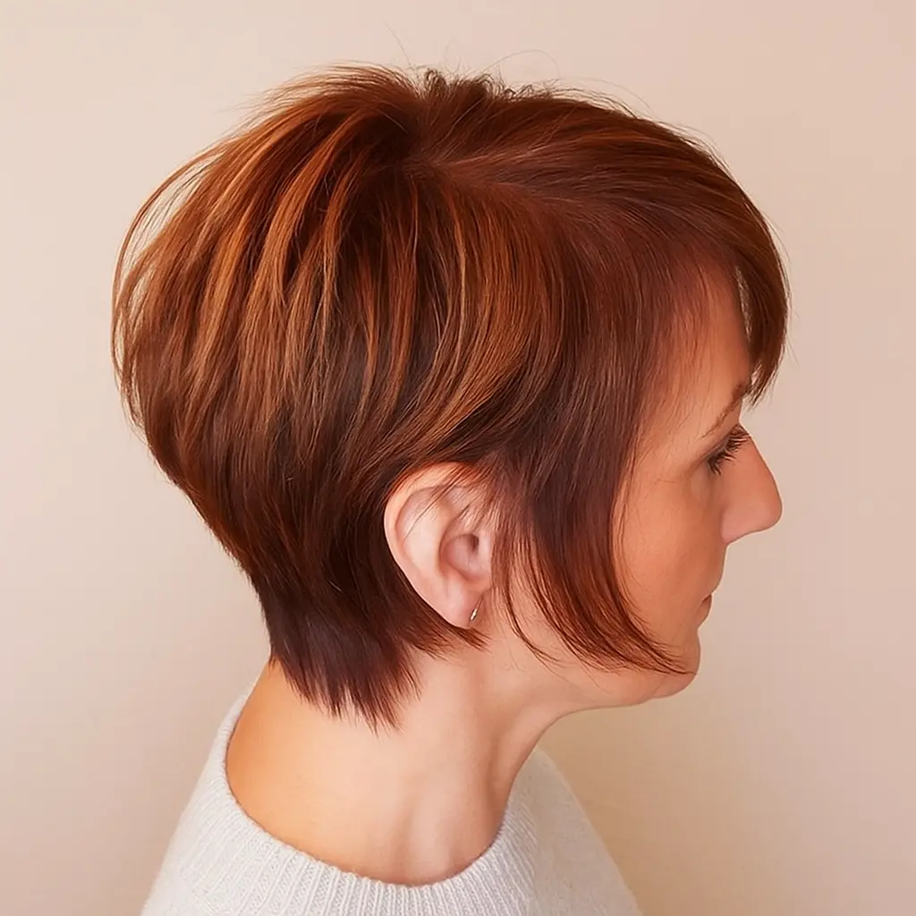 A Chic Textured Long Pixie for Fine Hair