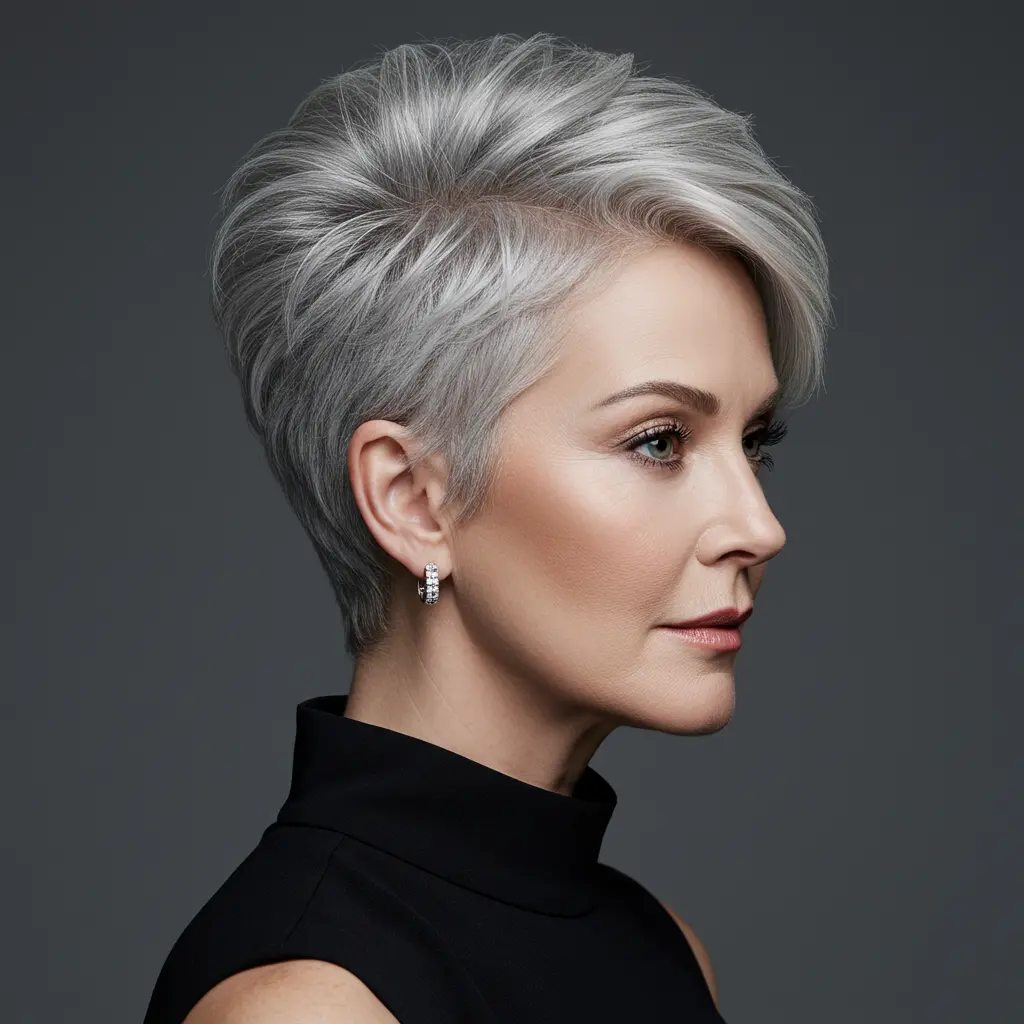 Chic Inverted Pixie Cut