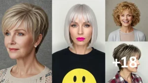 18 Easy Short Hairstyles for Women Over 50 with Fine Hair
