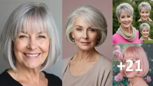 Short Bob Haircuts for Ladies Over 60