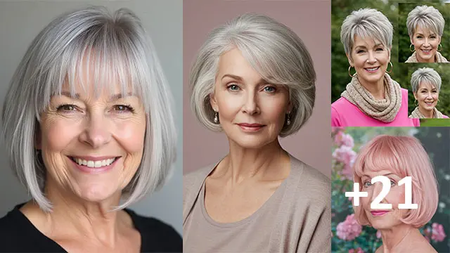 Short Bob Haircuts for Ladies Over 60