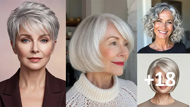 18 Best Short Hairstyles for Women Over 50 with Fine Hair