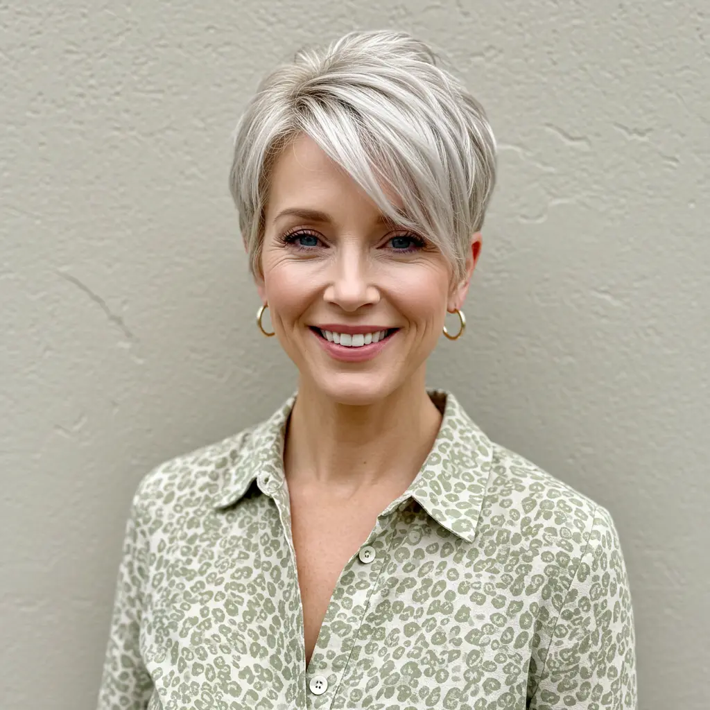 Choppy Pixie Cut with Bangs