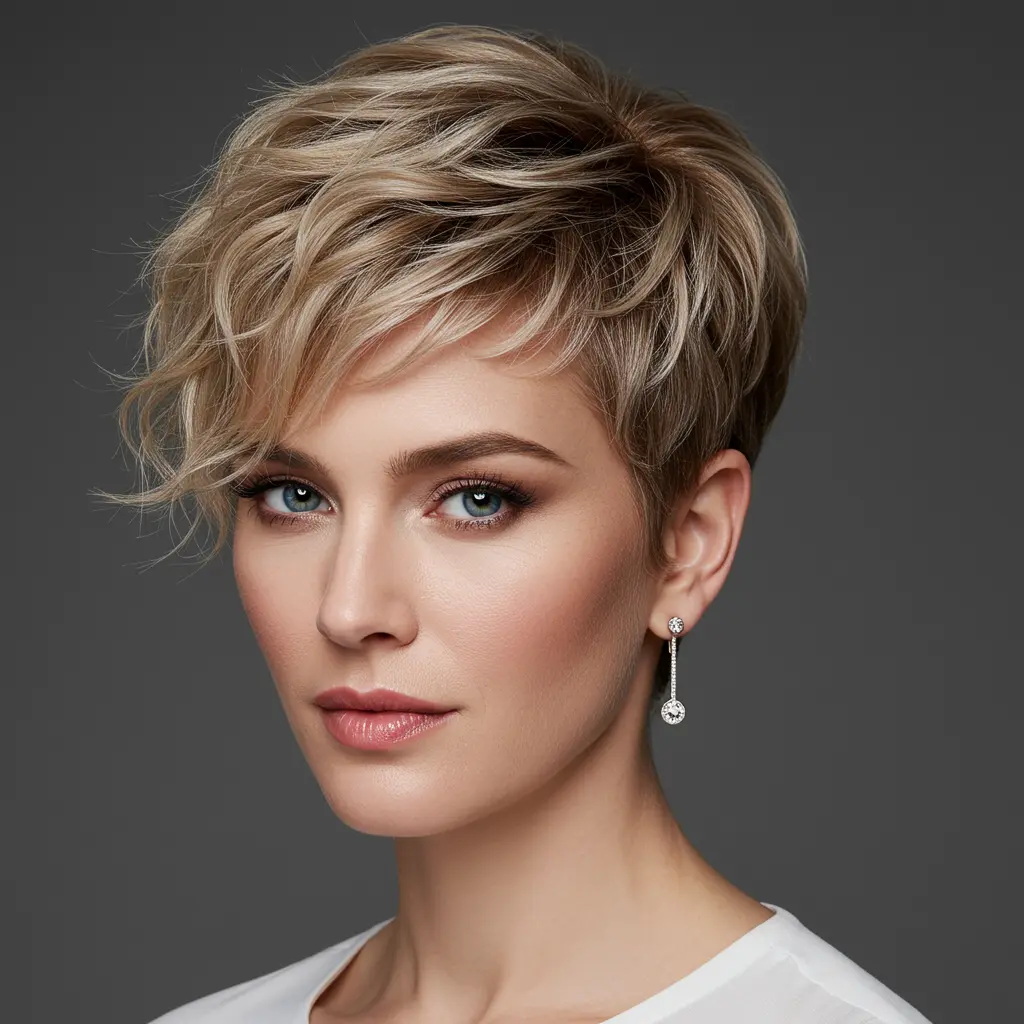 Short, Feminine Pixie