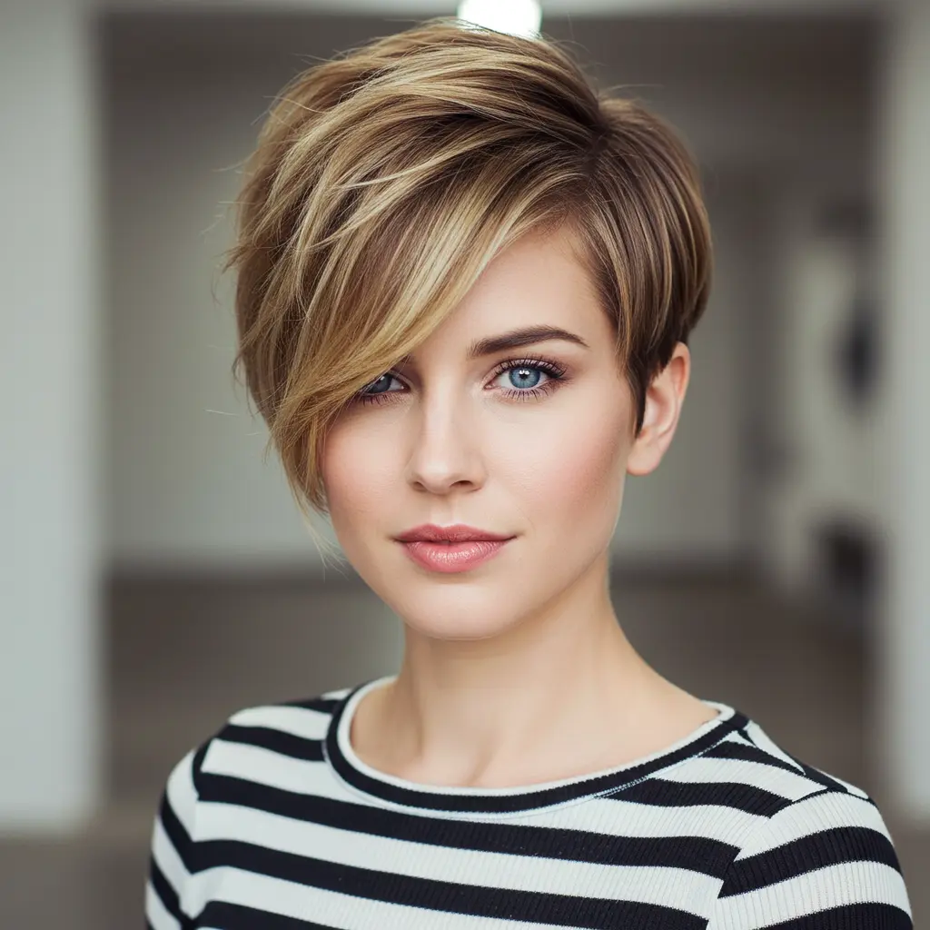 Side-Swept Pixie