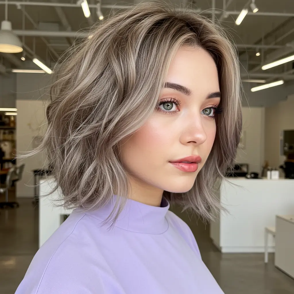 #10 Medium Bob Haircut for Fine Hair With Subtle Layers