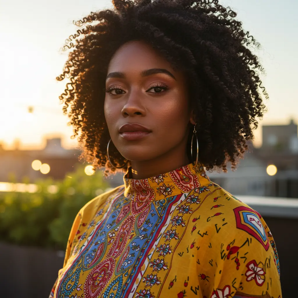 #11 Curly Shoulder Length Style for Black Women